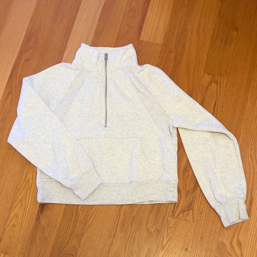 GAP Light Gray High-Collar Pullover